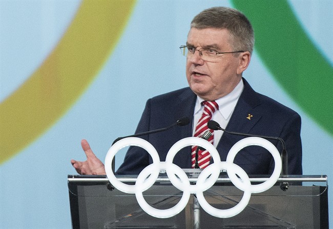 IOC president Bach returns to city where he won Olympic gold in 1976 | iNFOnews.ca CP33775846