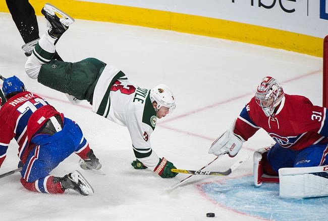 Staal goal lifts Wild to ninth straight win, 4-2 over Canadiens | iNFOnews.ca Staal goal lifts Wild to ninth straight win, 4-2 over Canadiens | iNFOnews.ca