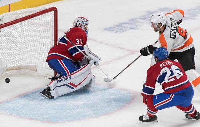 Ivan Provorov scores in OT, Flyers beat Canadiens for fourth straight win | iNFOnews.ca