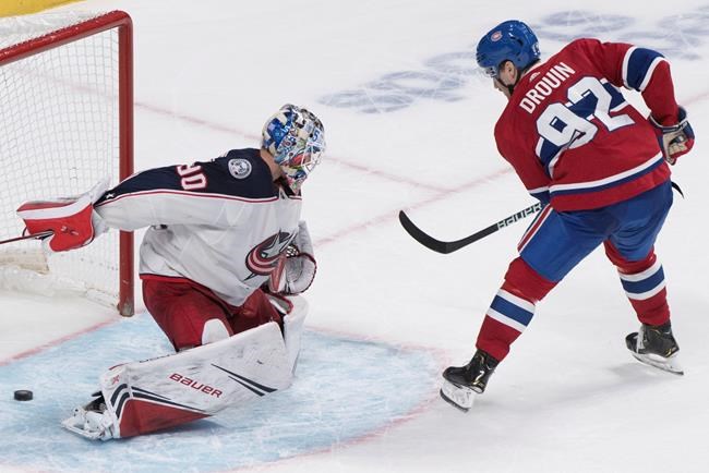 Jonathan Drouin scores winner, Canadiens beat Blue Jackets 3-2 in shootout | iNFOnews.ca