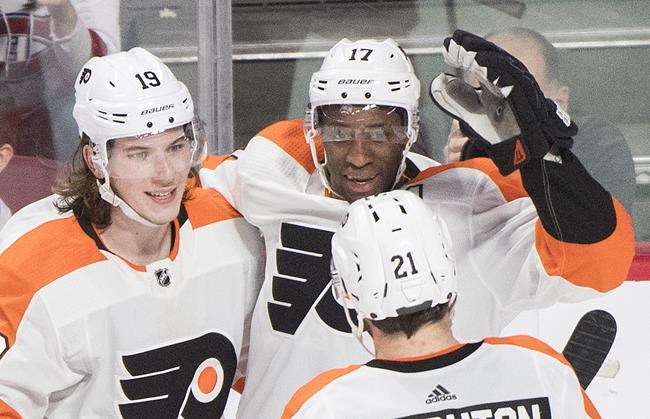 Patrick scores twice, Hart makes 33 saves as Flyers beat Canadiens 5-2 | iNFOnews.ca