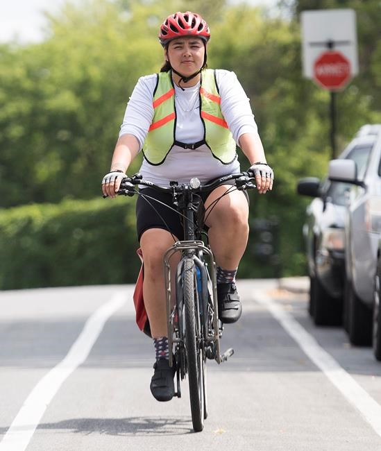 Inuk woman bikes across Canada to raise awareness about Indigenous suicides | iNFOnews.ca