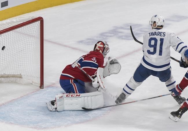 John Tavares scores in OT, Leafs beat Canadiens 4-3 for fourth straight win | iNFOnews.ca
