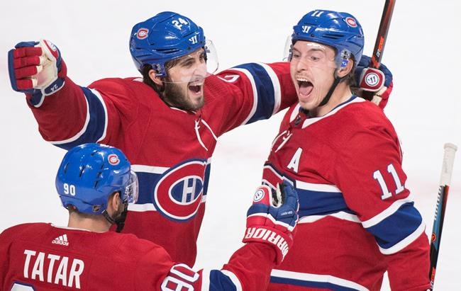 Gallagher scores late winner after turnover, Canadiens edge Blues 3-2 | iNFOnews.ca