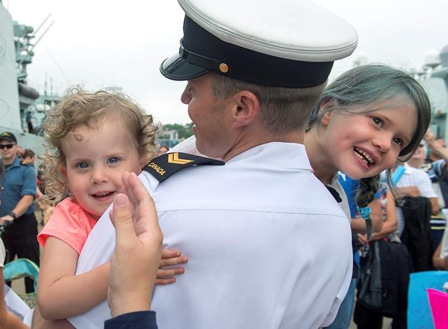 HMCS St. John's, Sea King return to Halifax port after overseas mission | iNFOnews.ca CP1899597995