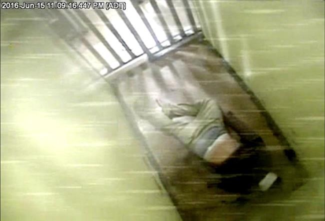 N.S. jury views video of man dying in jail with spit hood over head | iNFOnews.ca