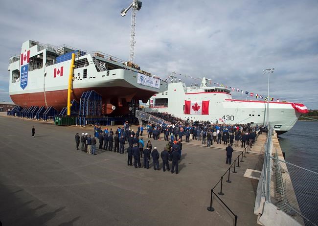 Sophie Gregoire Trudeau names first Arctic and offshore patrol ship | iNFOnews.ca Sophie Gregoire Trudeau names first Arctic and offshore patrol ship | iNFOnews.ca