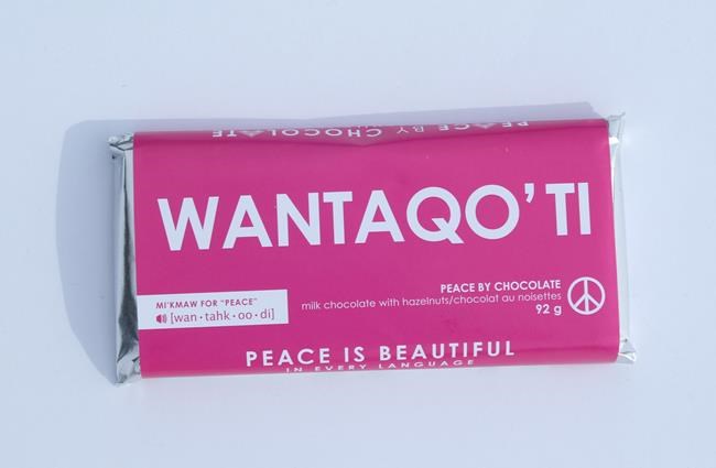 Refugee chocolatier names new bar after the Mi'kmaq word for peace | iNFOnews.ca Refugee chocolatier names new bar after the Mi'kmaq word for peace | iNFOnews.ca