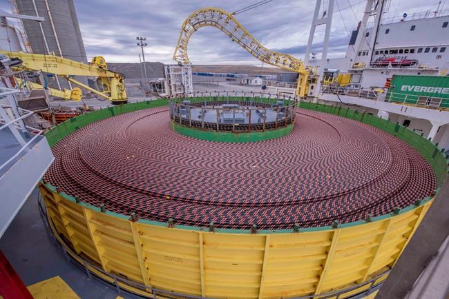 Engineering marvel: Ship begins laying massive power cable connecting N.L., N.S. | iNFOnews.ca Engineering marvel: Ship begins laying massive power cable connecting N.L., N.S. | iNFOnews.ca