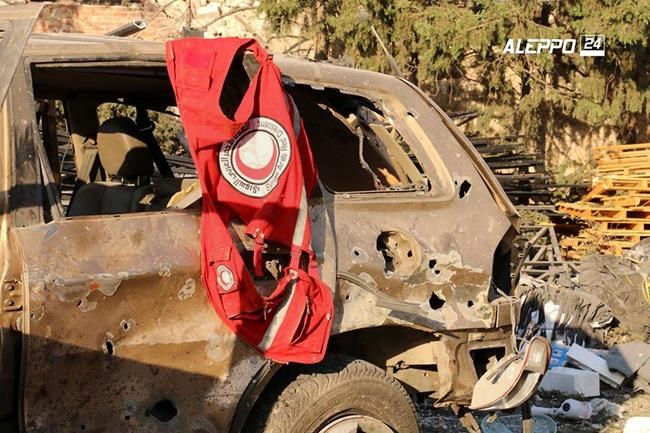 UN suspends Syria aid convoys after 'savage' attack | iNFOnews.ca