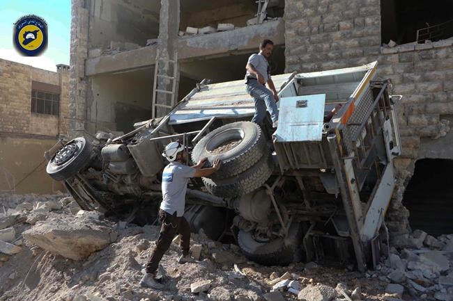 Bombing campaign in Syria kills dozens, demolishes buildings | iNFOnews.ca Bombing campaign in Syria kills dozens, demolishes buildings | iNFOnews.ca