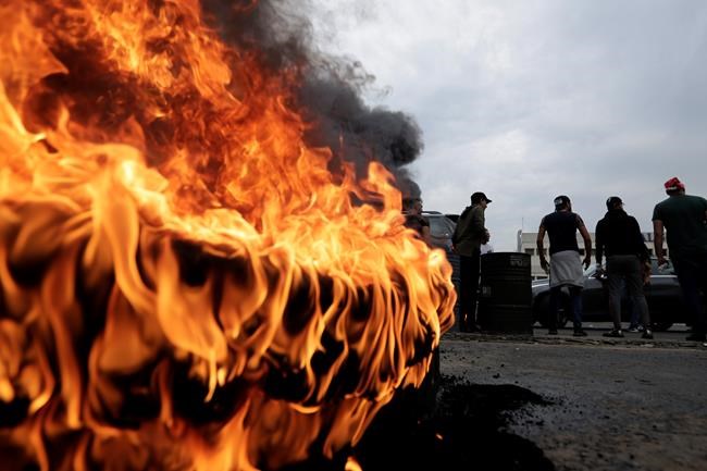Lebanese protesters get creative as they block roads | iNFOnews.ca