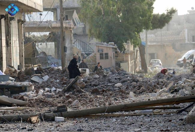 Activists: Airstrike on rebel-held Syrian town kills 53 | iNFOnews.ca