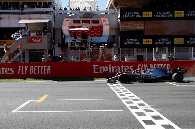 Hamilton beats Bottas at Spanish GP for 5th Mercedes 1-2 | iNFOnews.ca Hamilton beats Bottas at Spanish GP for 5th Mercedes 1-2 | iNFOnews.ca