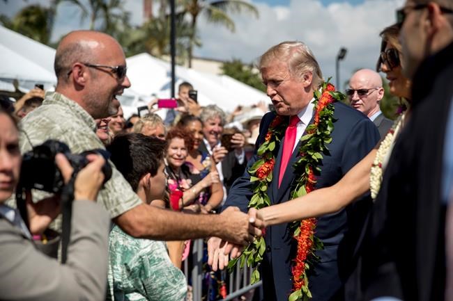 The Latest: President makes stop at Trump hotel in Honolulu | iNFOnews.ca