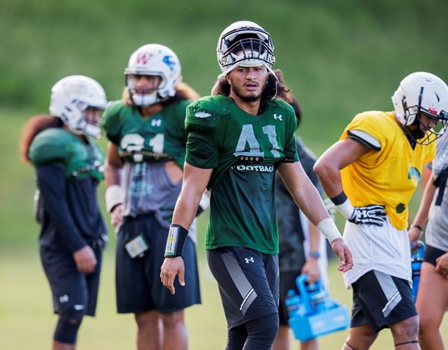 University of Hawaii says 21-year-old linebacker has died | iNFOnews.ca CP555809127