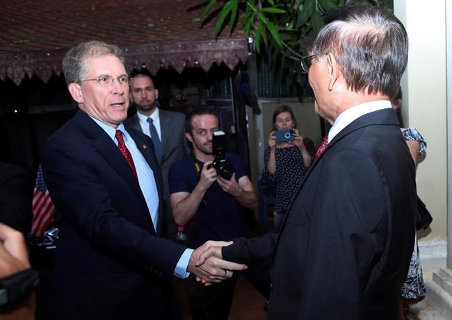 US envoy to Cambodia meets released opposition leader | iNFOnews.ca