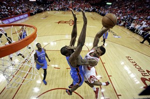 Parsons scores 27 points as Houston Rockets avoid elimination with 105-103 win over Thunder | iNFOnews.ca CP23123668