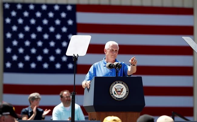 Pence backs up Trump's economic efforts during visit to Iowa | iNFOnews.ca
