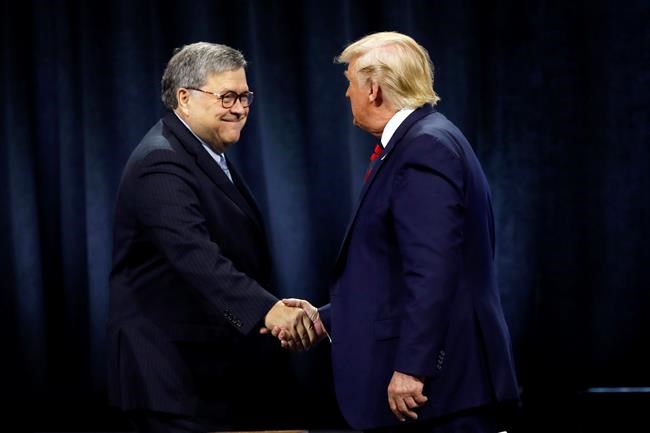 Trump denies he wanted Barr to publicly clear him | iNFOnews.ca