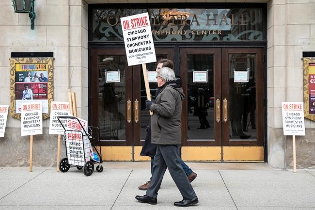 Chicago Symphony musicians' strike over wages, pension | iNFOnews.ca CP1083536213