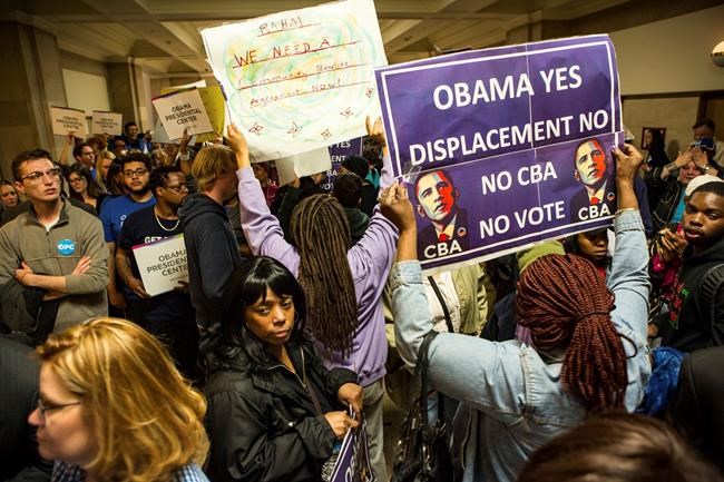 Plan for Obama Presidential Center advances over protests | iNFOnews.ca