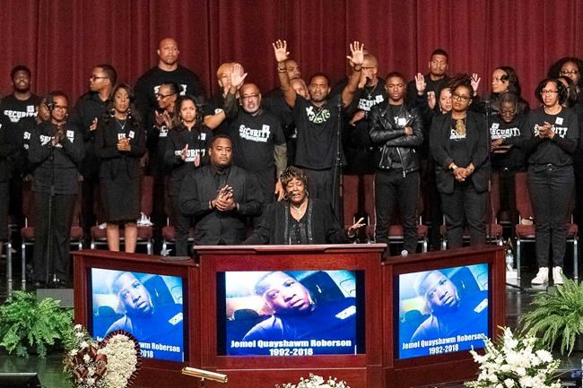 Mourners attend funeral for security guard shot by officer | iNFOnews.ca