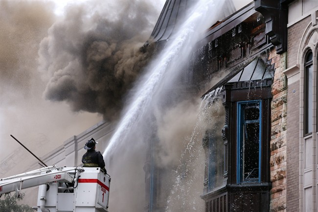 Fire near Second City theatre causes extensive damage, prompts cancellation of shows | iNFOnews.ca CP34342495