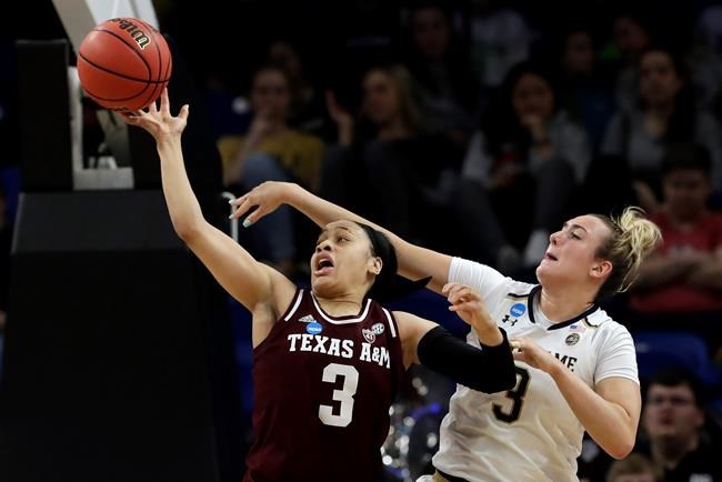 Sweet repeat: Notre Dame women beat Texas A&M 87-80 in NCAAs | iNFOnews.ca