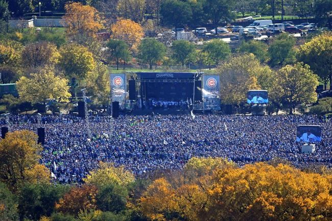 Latest: City says 5 million attend Chicago Cubs celebration | iNFOnews.ca Latest: City says 5 million attend Chicago Cubs celebration | iNFOnews.ca
