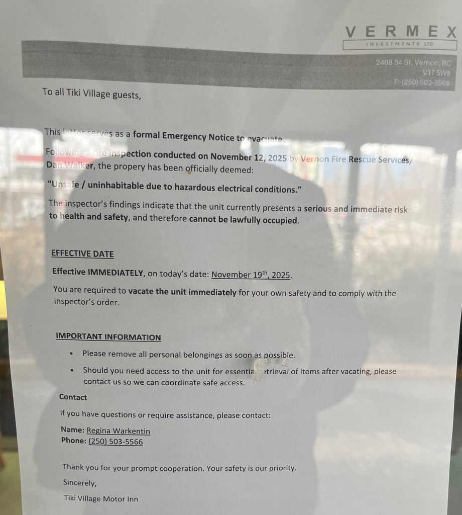 'I’m fighting it': Vernon's Tiki Village motel resident wins reprieve at tenancy branch | iNhome