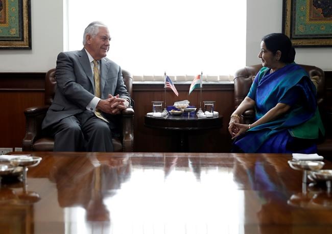 Tillerson in India to lay out US strategy in South Asia | iNFOnews.ca