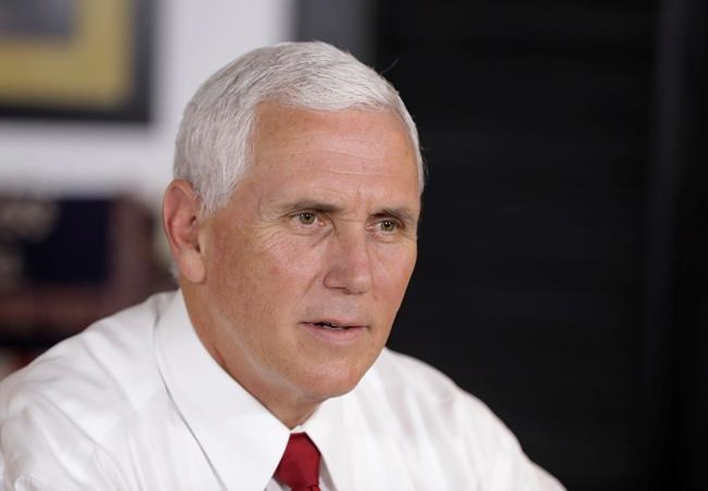 Pence targets Democratic Indiana senator with tax speech | iNFOnews.ca CP452980404