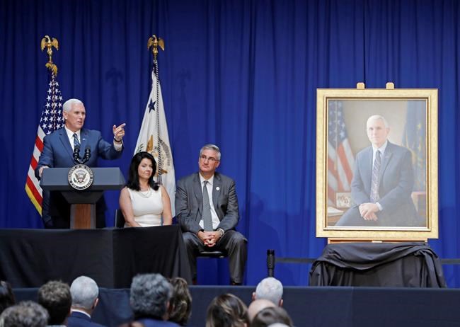 The Latest: Pence portrait unveiled at Indiana ceremony | iNFOnews.ca The Latest: Pence portrait unveiled at Indiana ceremony | iNFOnews.ca