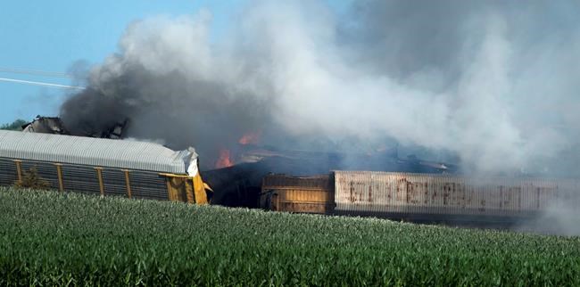 The Latest: Highway reopens after Indiana train derailment | iNFOnews.ca The Latest: Highway reopens after Indiana train derailment | iNFOnews.ca