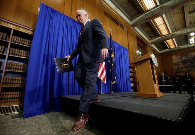 Emails: Conservatives slammed Pence in 2015 for changing law | iNFOnews.ca