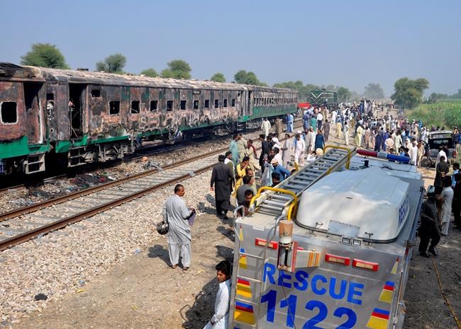 The Latest: Fire on moving train kills 74 | iNFOnews.ca