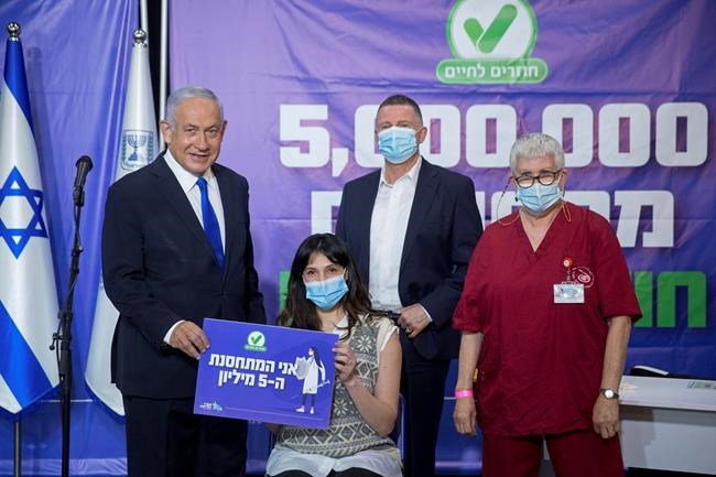 Israel celebrates 5 millionth coronavirus vaccination | iNFOnews.ca