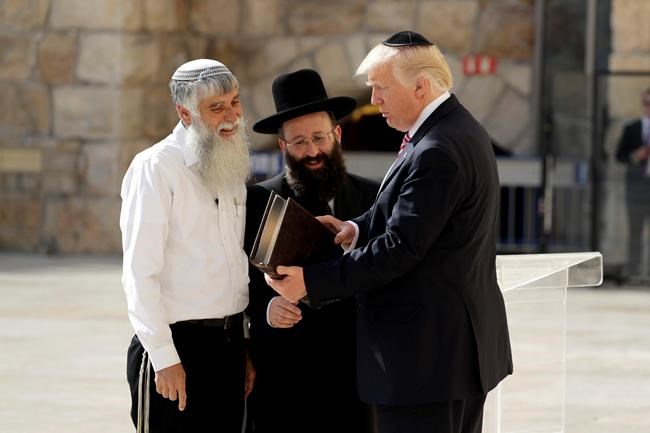 Trump's Yad Vashem visit highlights mixed Holocaust record | iNFOnews.ca CP375828532