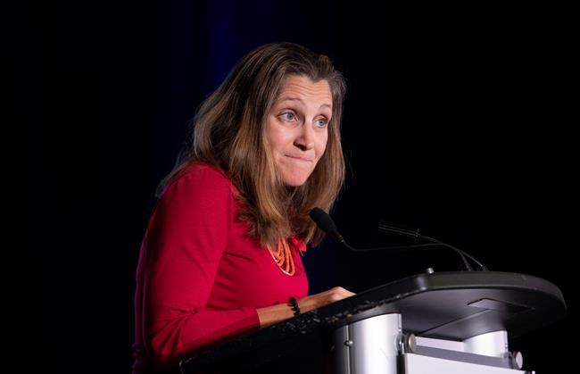 Freeland touts Alberta roots in post-election speech that calls for unity | iNFOnews.ca