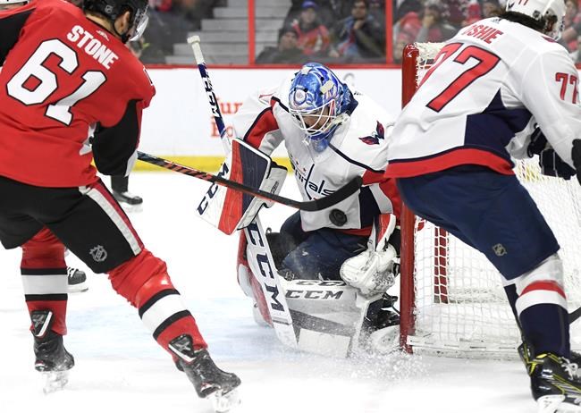 Pheonix Copley earns first career shutout, Capitals blank Senators 4-0 | iNFOnews.ca