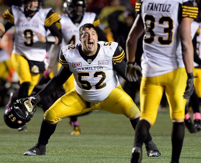 Tiger-Cats beat Redblacks 39-36 in double OT, secure playoff spot with win | iNFOnews.ca CP1725142768