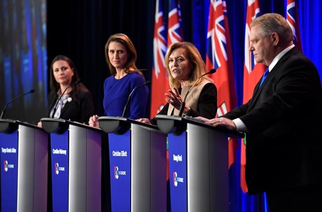 Trouble plaguing Ontario Tories bubbles up at leadership debate | iNFOnews.ca