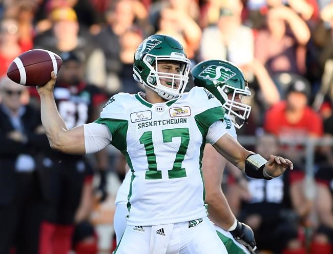 Quarterback Zach Collaros out of game for Roughriders against Redblacks | iNFOnews.ca