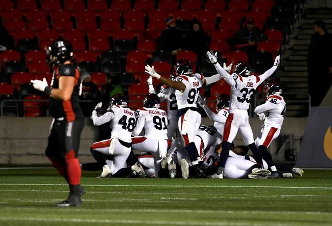 Adams Jr. helps Alouettes finish regular season with 42-32 win over Redblacks | iNFOnews.ca