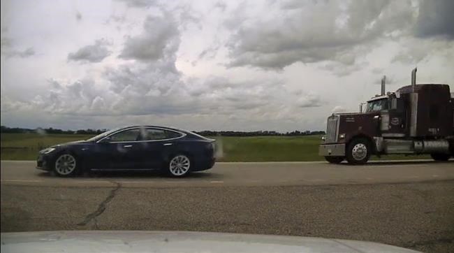 Speeding and sleeping? Tesla driver faces criminal charge in Alberta | iNFOnews.ca Speeding and sleeping? Tesla driver faces criminal charge in Alberta | iNFOnews.ca