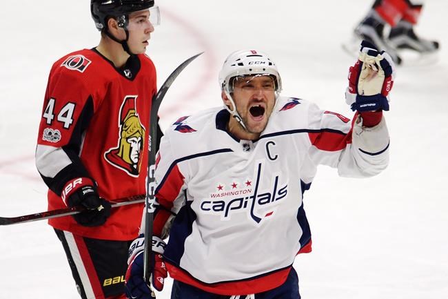 Alex Ovechkin scores hat trick as Capitals get past Senators in shootout | iNFOnews.ca
