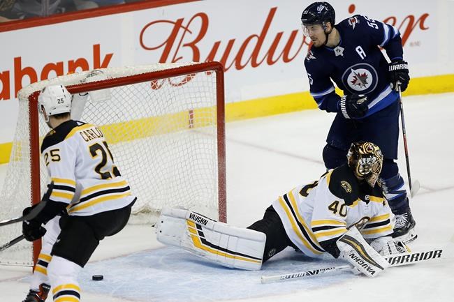 Mark Scheifele with three points, Jets hand Bruins third straight loss | iNFOnews.ca CP841287119