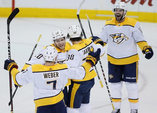 Pekka Rinne makes 32 saves as Nashville beats Winnipeg 2-1 to even series 2-2 | iNFOnews.ca