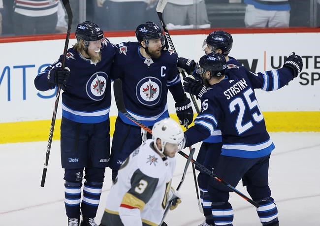 Byfuglien leads charge as Jets down Knights in Game 1 of Western Conference final | iNFOnews.ca CP1814694309
